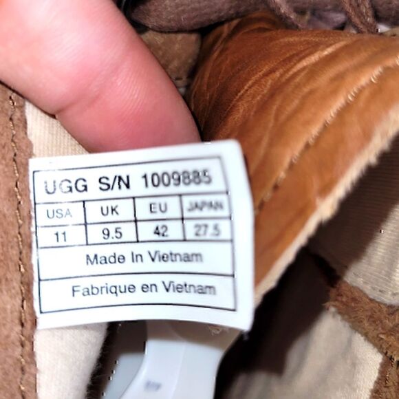 Ugg Blaney High Top Sneaker, Women's sz 11, Cognac. - Picture 4 of 5